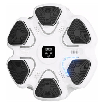 Boxing machine 38x45x6.5cm ABS+ avec des gants de boxe adultes équipement de formation musique bluetooth blanc music boxing machine